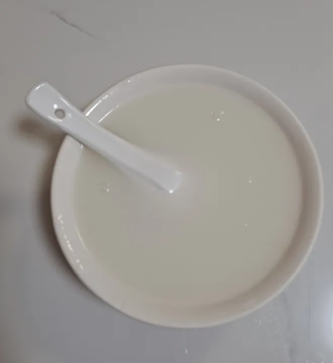 Photograph of Sweet Almond Drink (杏仁茶).