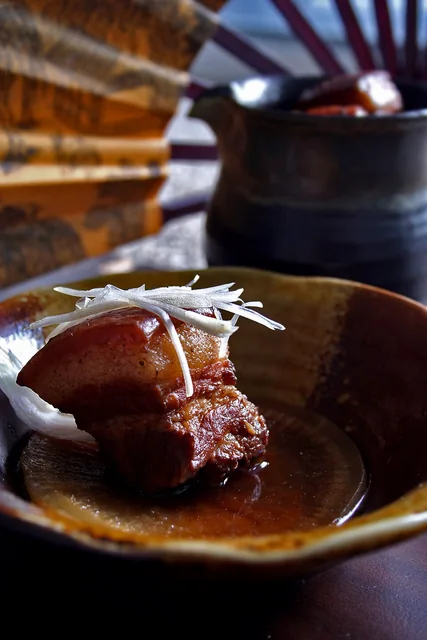 Photograph of Dongpo pork (东坡肉).