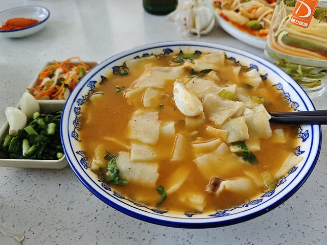 Photograph of Hand-torn noodle soup (尕面片).