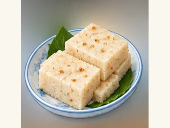 Linzi steamed rice cake · 林梓潮糕 · AI dish illustration