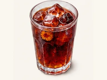 Sour-plum drink · 酸梅汤 · AI dish illustration