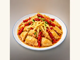 Dong'an chicken · 东安鸡 · AI dish illustration