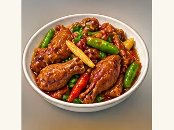 Zhijiang braised duck · 芷江鸭 · AI dish illustration