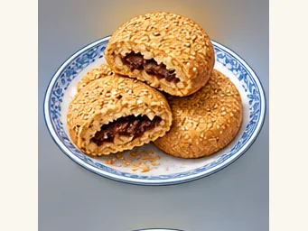 Weining buckwheat pastries · 威宁荞酥 · AI dish illustration