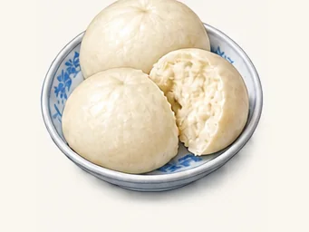 Longyang rice-wine steamed bread · 龙羊酒酿馒头 · AI dish illustration