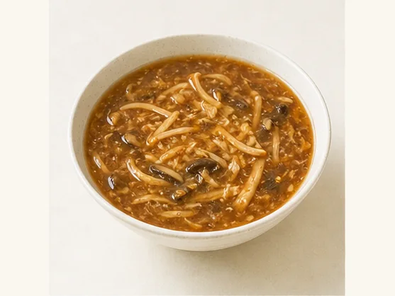 Hong Kong imitation-fin savoury soup · 碗仔翅 · AI dish illustration