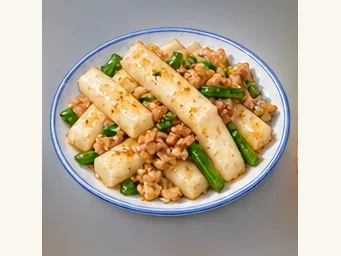 Guangxi fenli rice cakes · 粉利 · AI dish illustration