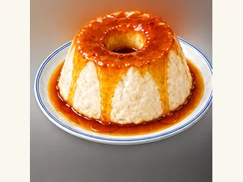 Molotof pudding · 葡式蛋白布甸 · AI dish illustration