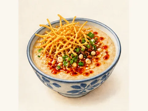 Chengdu youcha · 成都油茶 · AI dish illustration