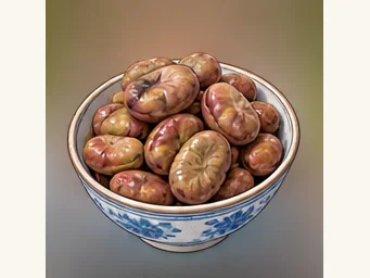 City God Temple spiced beans · 城隍庙五香豆 · AI dish illustration