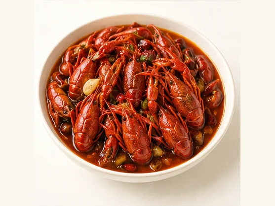 Changsha spicy crayfish · 长沙口味虾 · AI dish illustration