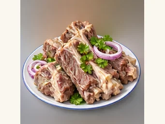 Huangquqiao lamb · 黄渠桥羊羔肉 · AI dish illustration