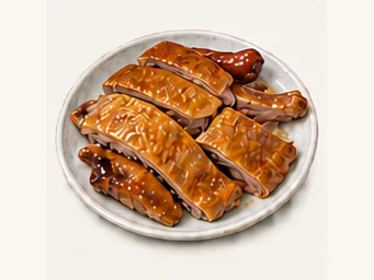 Leiguan pressed duck · 雷官板鸭 · AI dish illustration