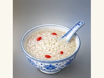 Xiaogan sweet fermented rice · 孝感米酒 · AI dish illustration