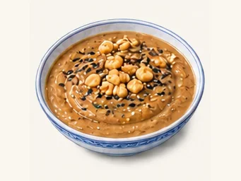 Toasted-flour cereal · 油炒面 · AI dish illustration