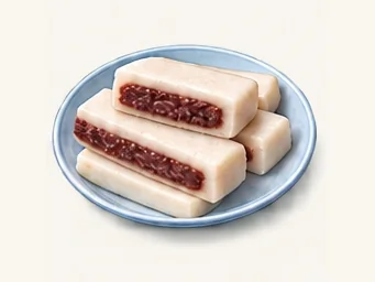 Bar-shaped rice cakes · 条头糕 · AI dish illustration
