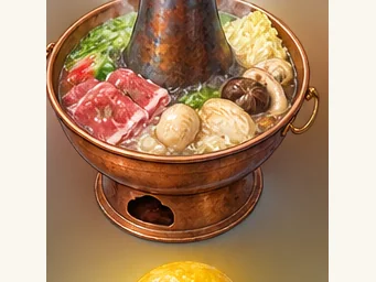 Manchu Wula hotpot · 满族乌拉火锅 · AI dish illustration