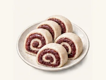 White-bean rolls · 芸豆卷 · AI dish illustration