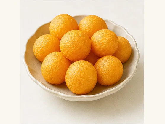 Taiwan sweet potato puffs · 地瓜球 · AI dish illustration