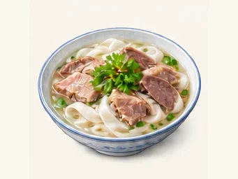 Hou’an noodle soup · 后安粉 · AI dish illustration