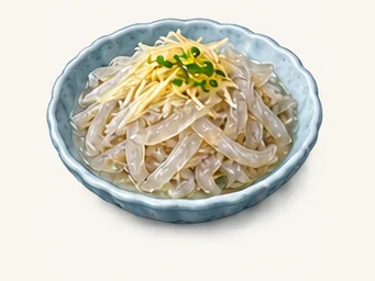 Xiushui fish skin · 秀水鱼皮 · AI dish illustration