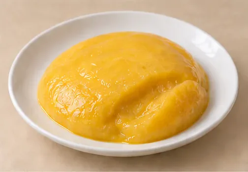 三不沾 · Sanbuzhan egg-yolk sweet · AI dish illustration