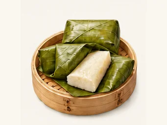 Danling fermented rice cakes · 丹棱冻粑 · AI dish illustration