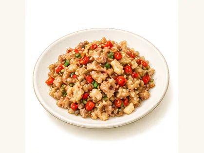 Yanghe finely chopped pork tripe · 慈利阳和肚米 · AI dish illustration