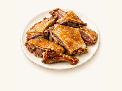 Suichuan cured duck · 遂川板鸭 · AI dish illustration