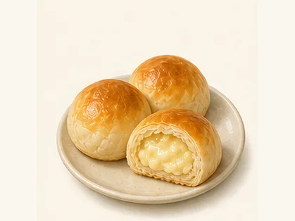 Tacheng cheese buns · 塔城奶酪包 · AI dish illustration