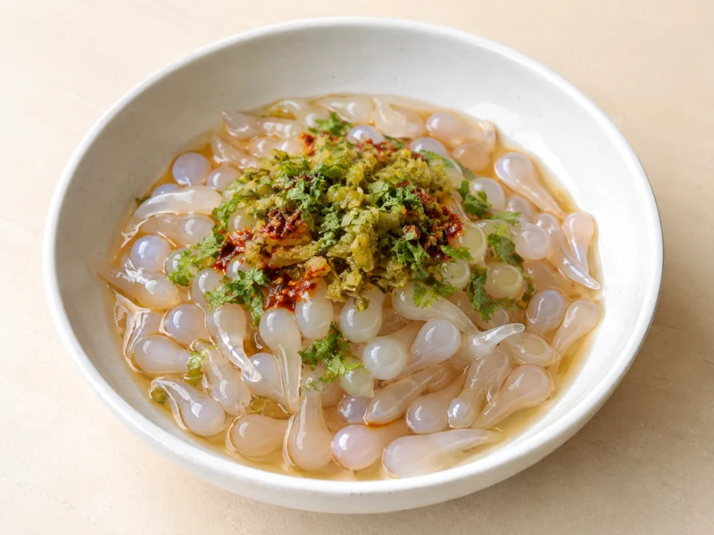 蛙鱼 · AI dish illustration