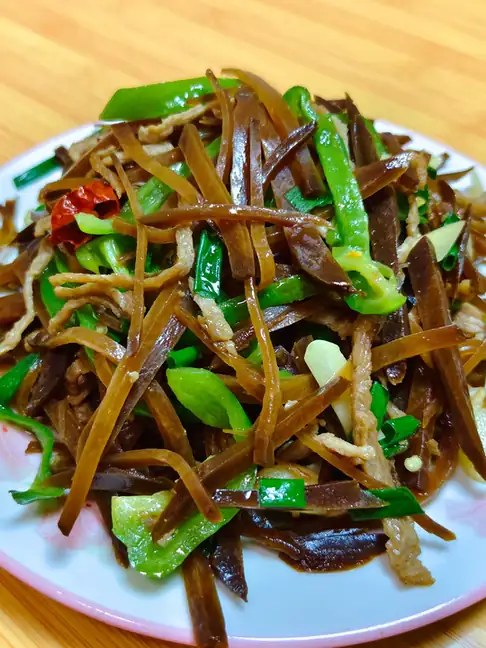 Kongming Pickled Mustard Root (孔明菜) — dish photograph