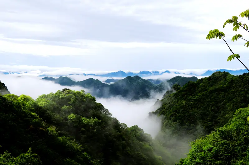 Baokang County (保康县) — representative view · 保康县云海村落