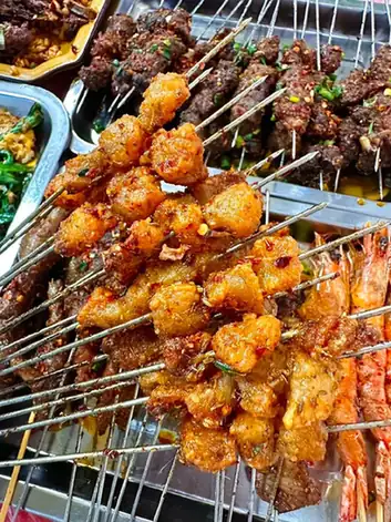 Yueyang Barbecue Skewers (岳阳烧烤) — dish photograph