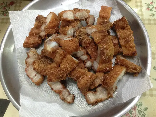 Red Rice Wine Lees Pork (红糟肉) — dish photograph