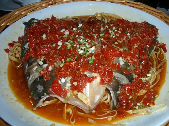 Braised Fish Heads (鱼头) — dish photograph