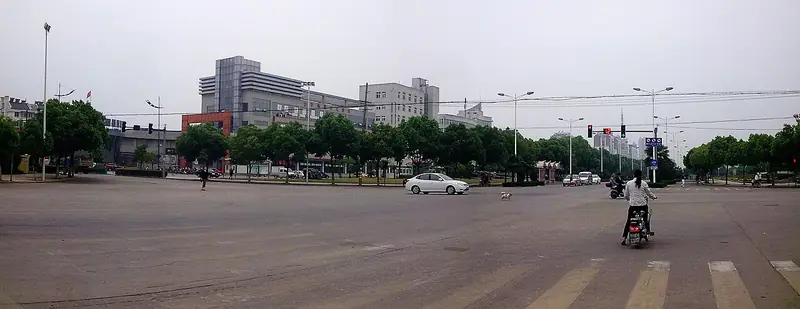 Nanling County (南陵县) — representative view · 南陵县城市街道