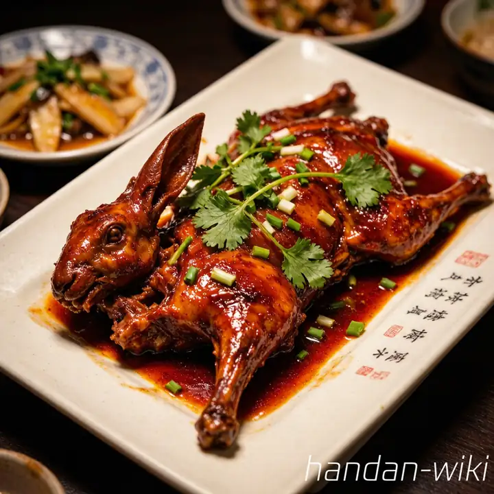 Linzhang Braised Rabbit (临漳扒兔) — dish photograph