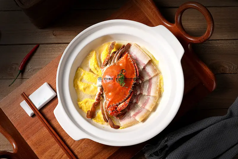Cured Pork Braised with Bamboo Shoots (腊味炖笋) — dish photograph