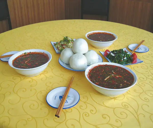 Changwu Blood Strip Soup (长武血条汤) — dish photograph