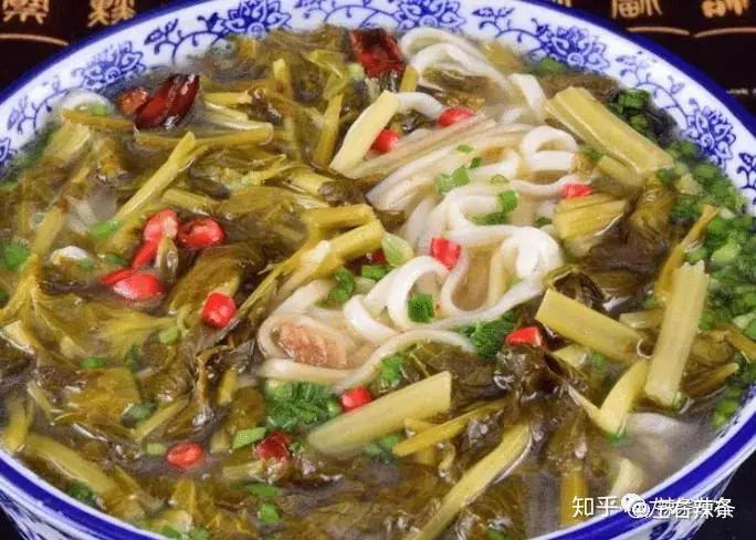 Feng County Fermented Sour Noodles (凤县浆水面) — dish photograph