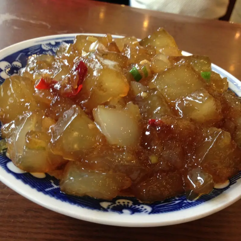 Pan-Fried Starch Jelly (炒凉粉) — dish photograph