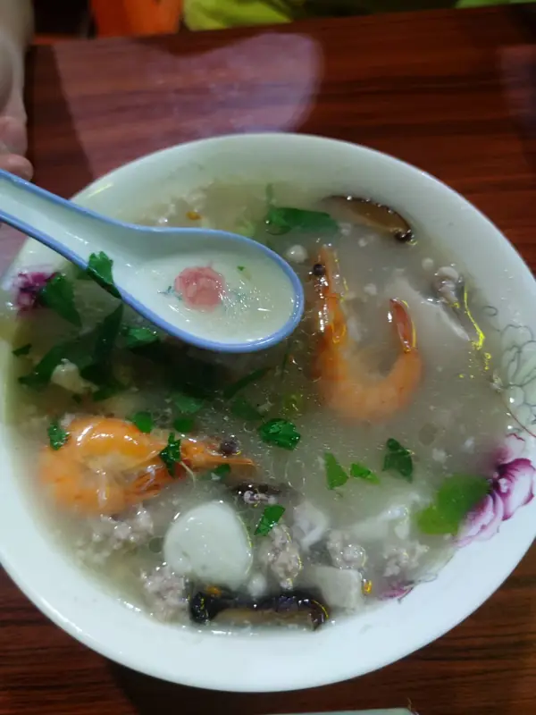 Maozai Seafood Porridge (猫仔粥) — dish photograph