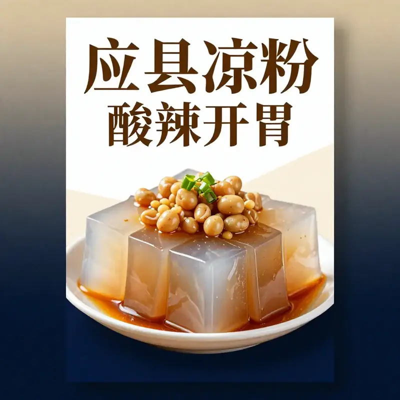 Yingxian Cold Starch Jelly (应县凉粉) — dish photograph
