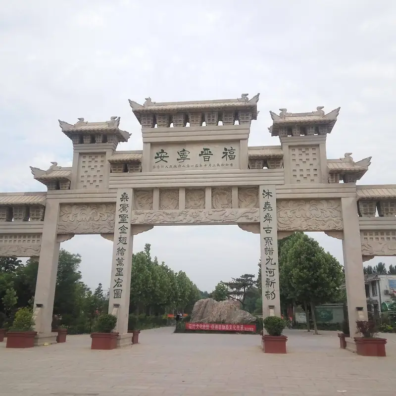 Ningjin County (宁晋县) — representative view · 石牌楼