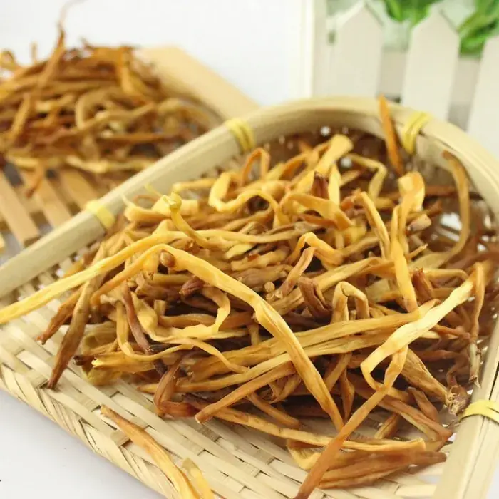 Dingzui Pork Stewed with Daylily (丁嘴金菜烩肉) — dish photograph