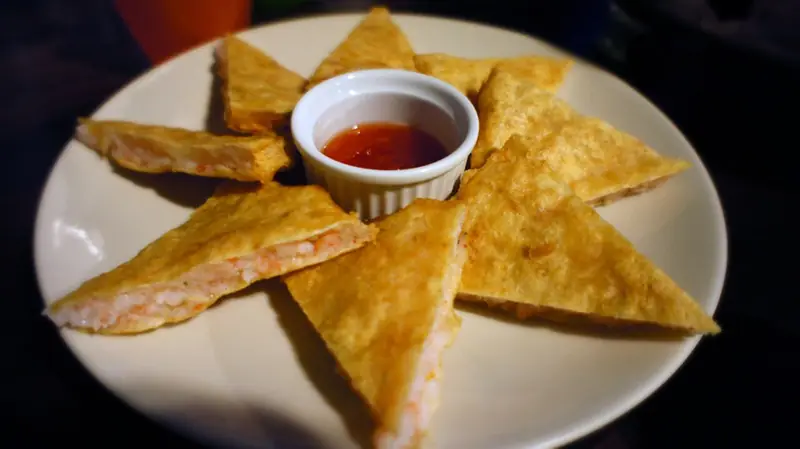 Shrimp Fritters (虾饼) — dish photograph