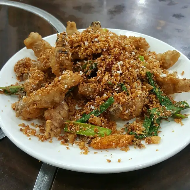 Salt and Pepper Mantis Shrimp (椒盐濑尿虾) — dish photograph
