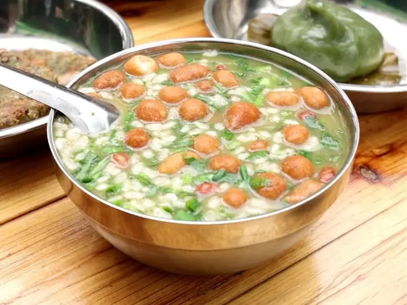 Zhaoping Savoury Oil Tea (昭平油茶) — dish photograph