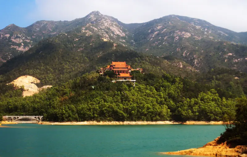 Doumen District (斗门区) — representative view · 珠海金台寺及山水